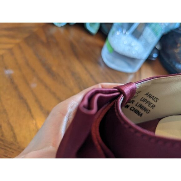 BCBGMaxazria Peep Toe Slingback Heels Size 8 *Coquette* - Picture 5 of 11